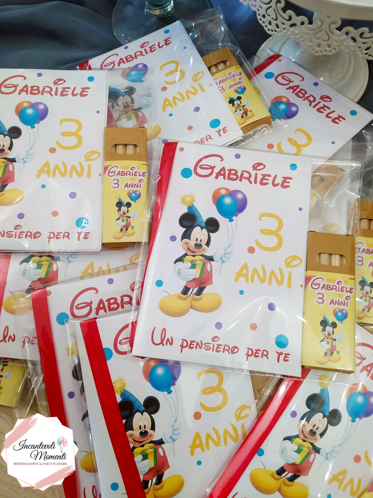 Mini album con colori