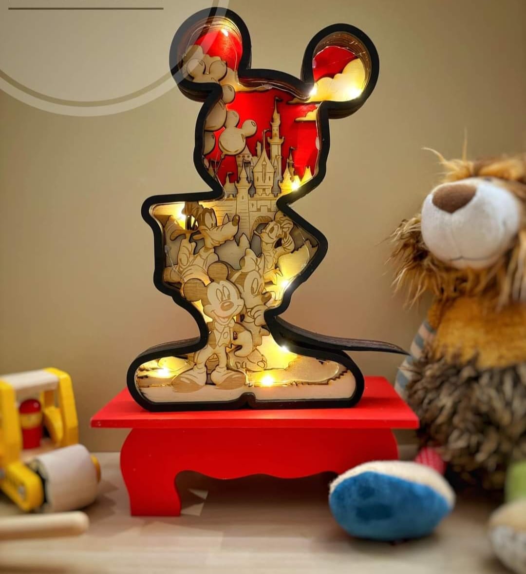 Topolino con luci