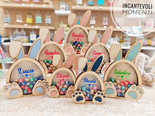 Coniglietto in legno personalizzato