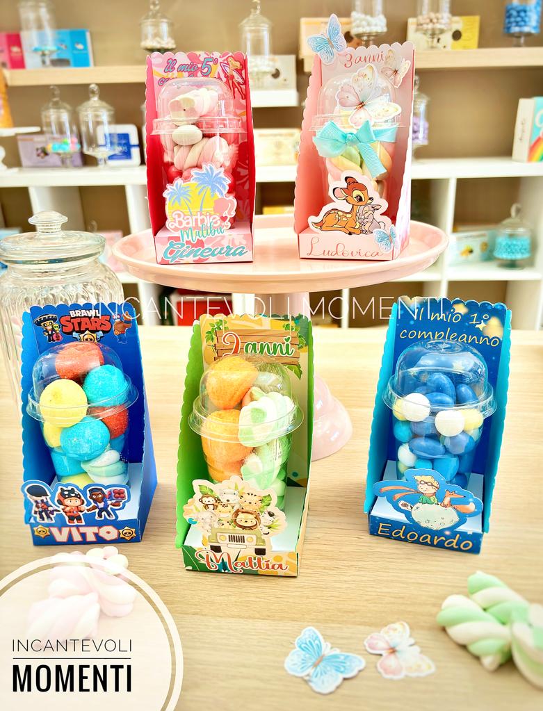 Box marshmallow o confetti