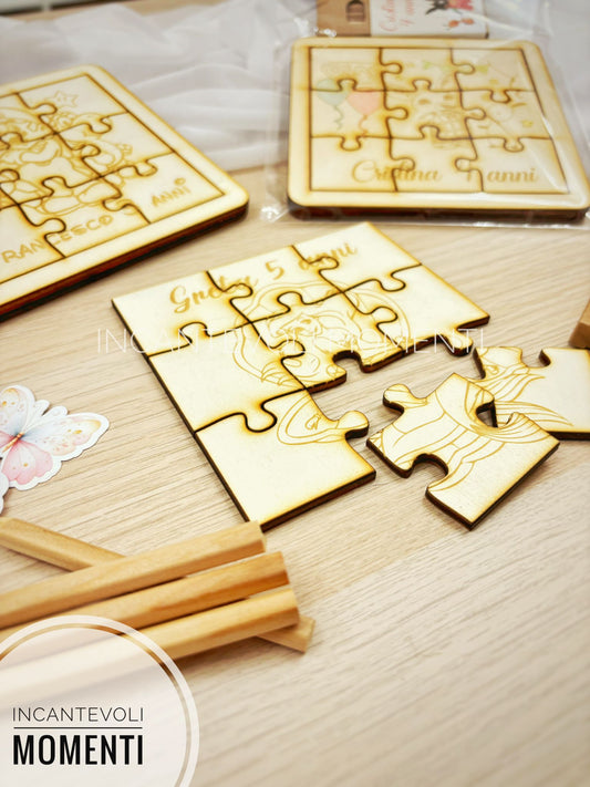 Puzzle legno personalizzato