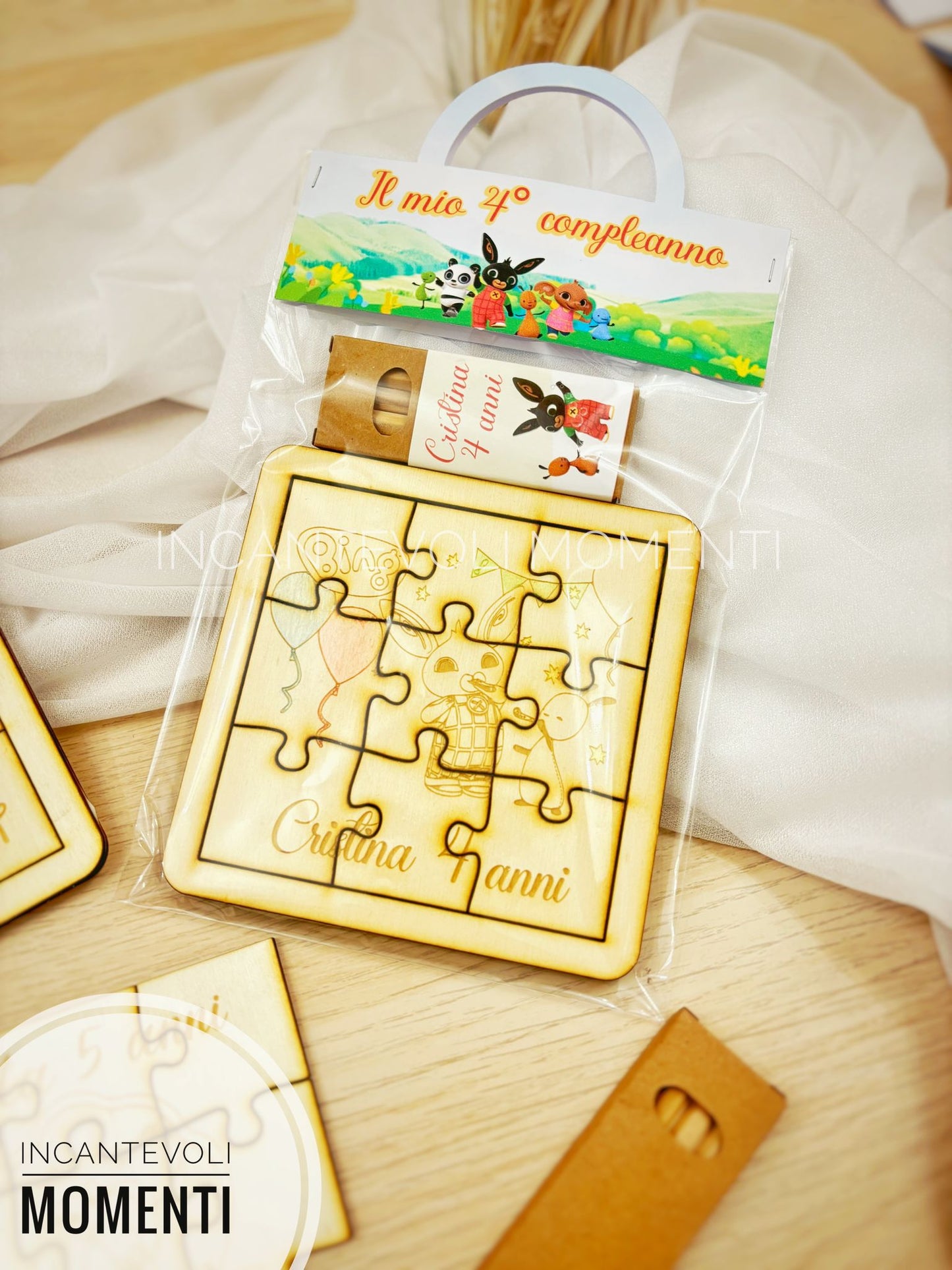 Puzzle legno personalizzato