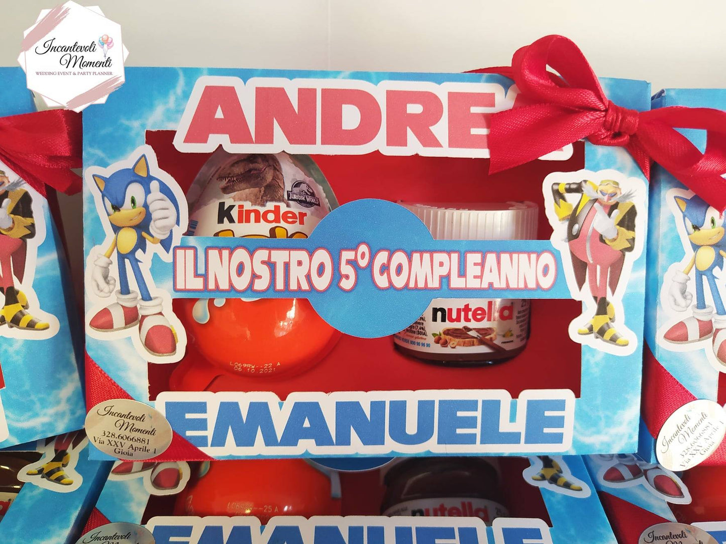 Box nutellina e ovetto