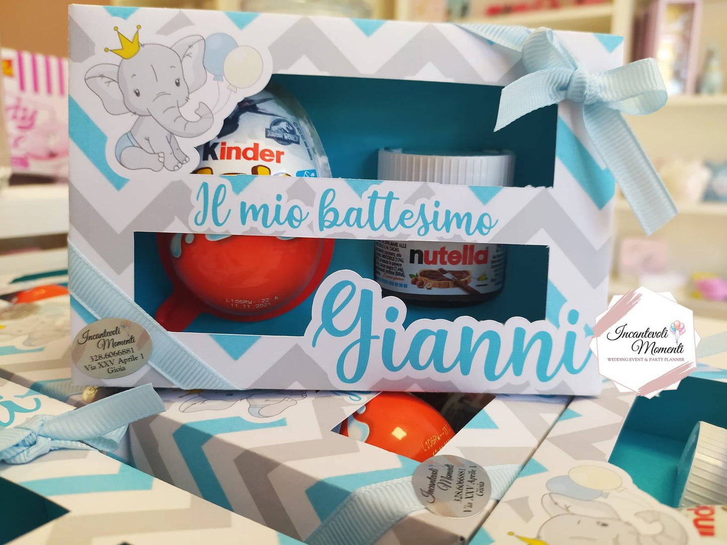 Box nutellina e ovetto