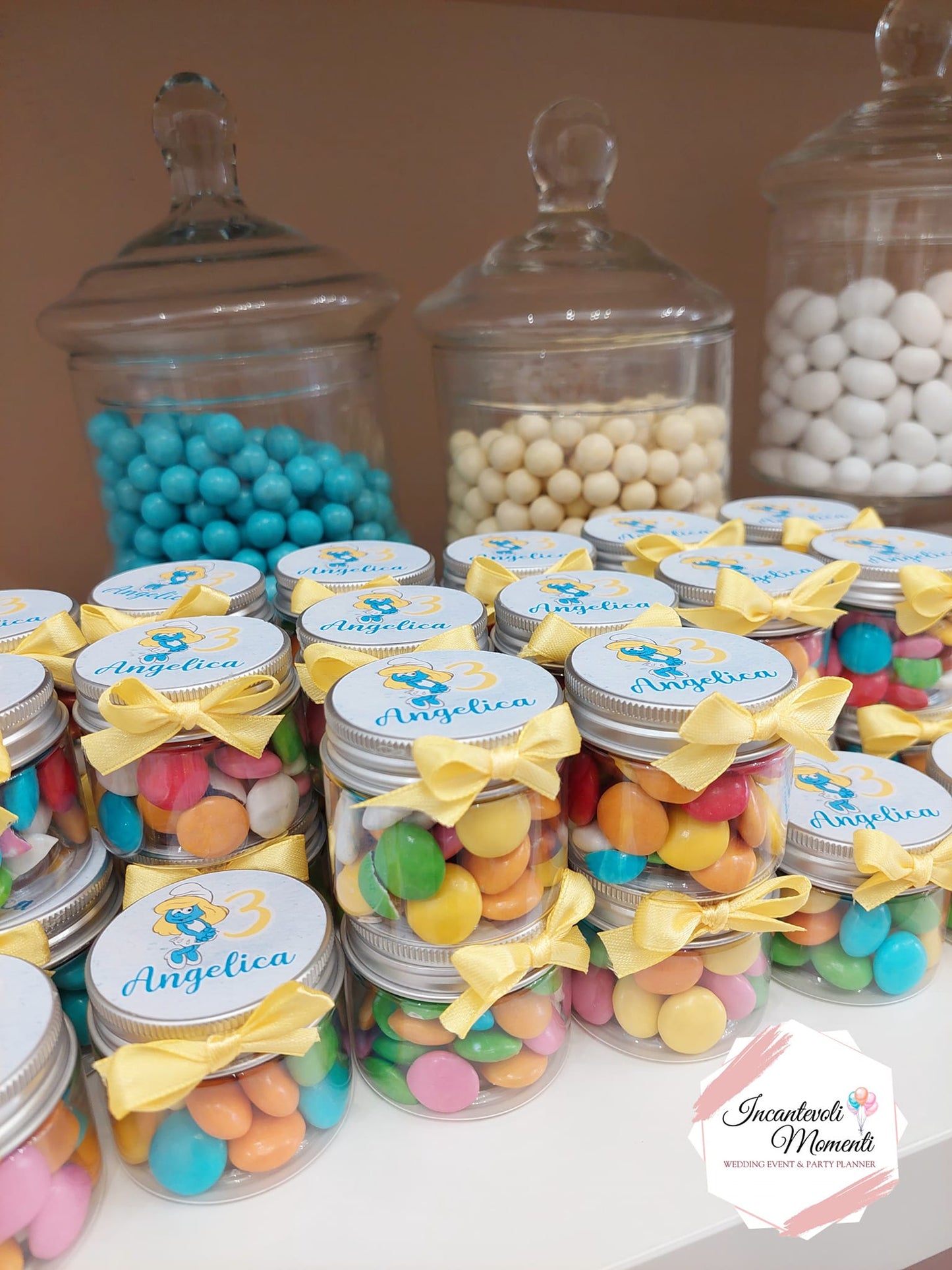 Barattolino smarties o caramelle