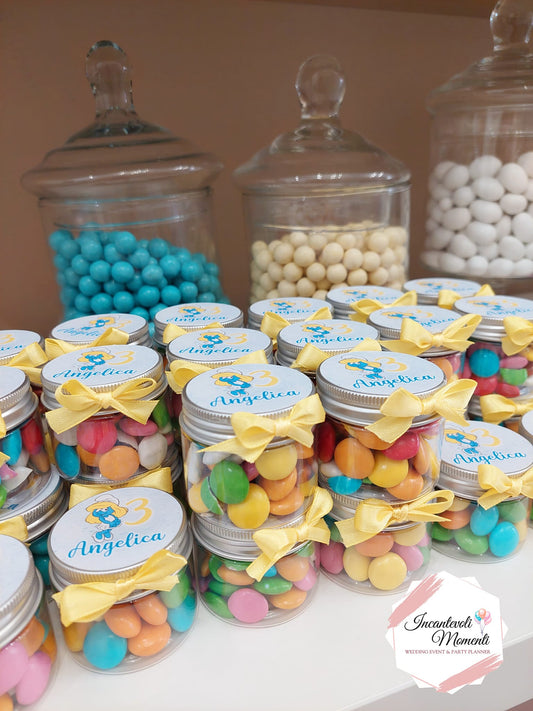 Barattolino smarties o caramelle