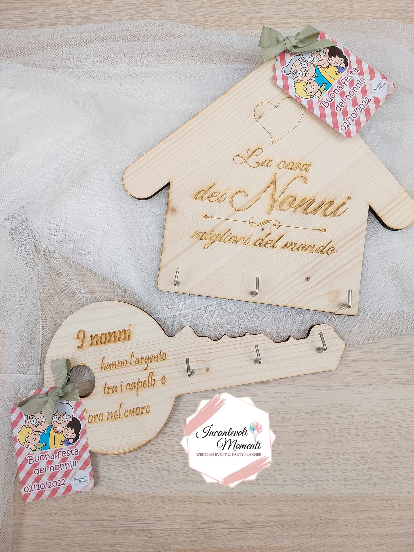 Appendichiavi in legno