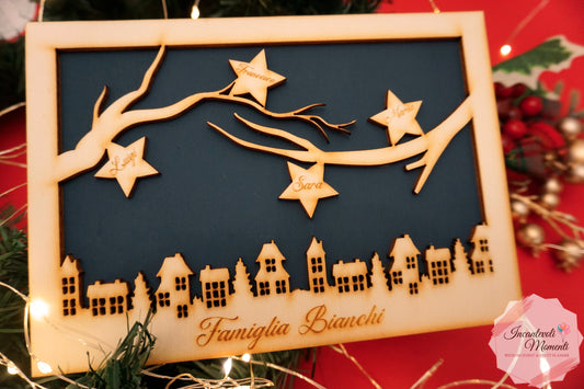 Quadretto Natalizio personalizzato