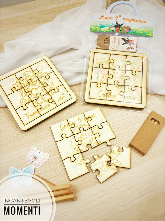 Puzzle legno personalizzato